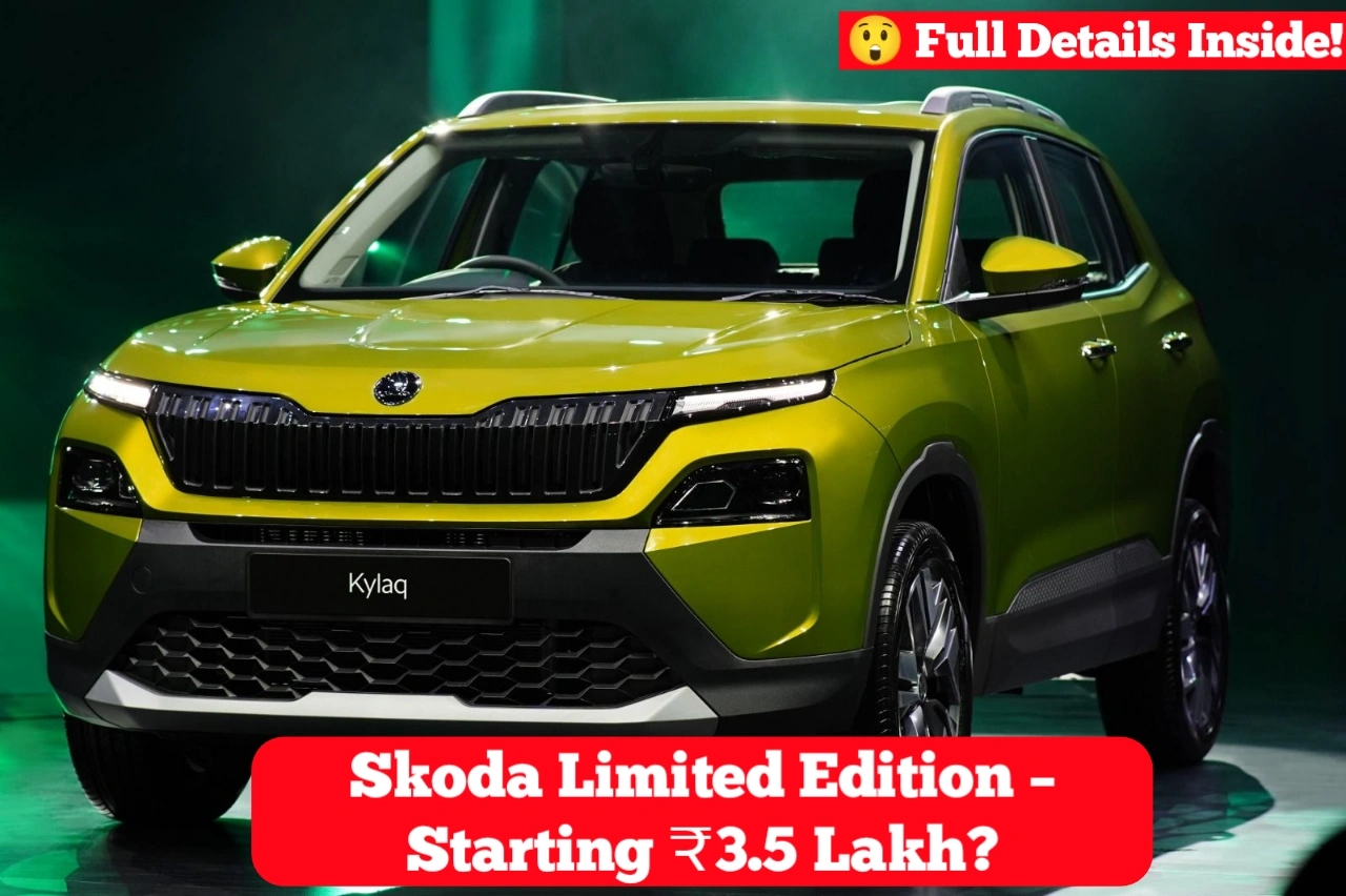 Skoda Kylaq, Kushaq & Slavia 25th Anniversary Limited Editions with special badging and premium features.