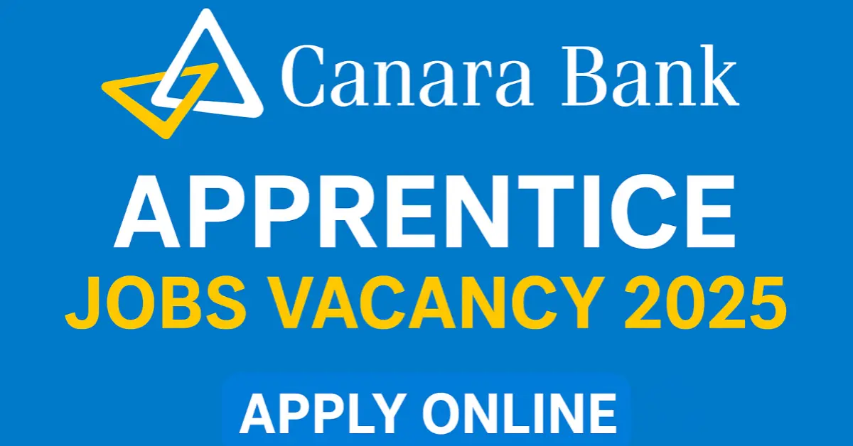 Canara Bank Apprentice Jobs 2025