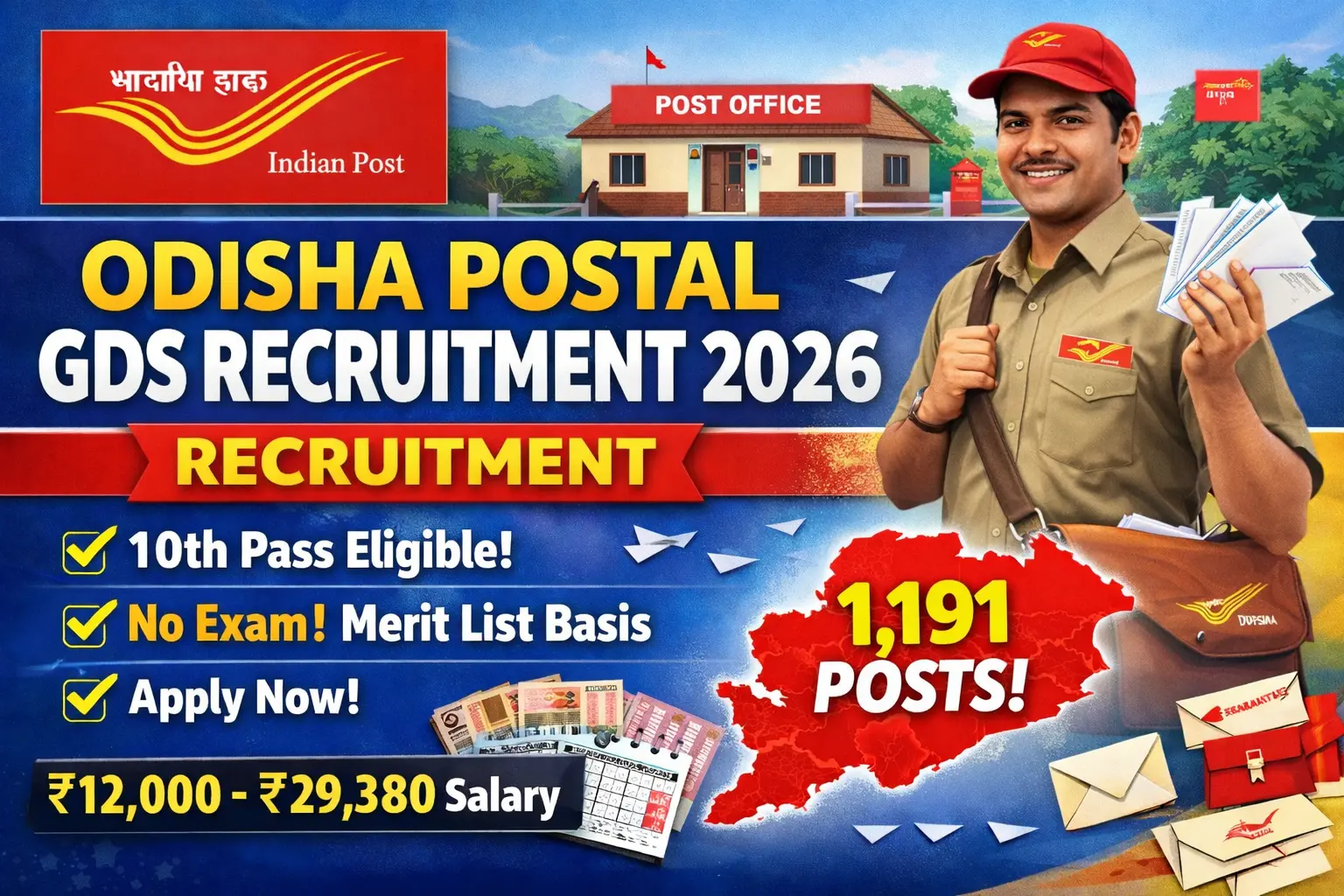 Odisha Postal GDS Recruitment 2026