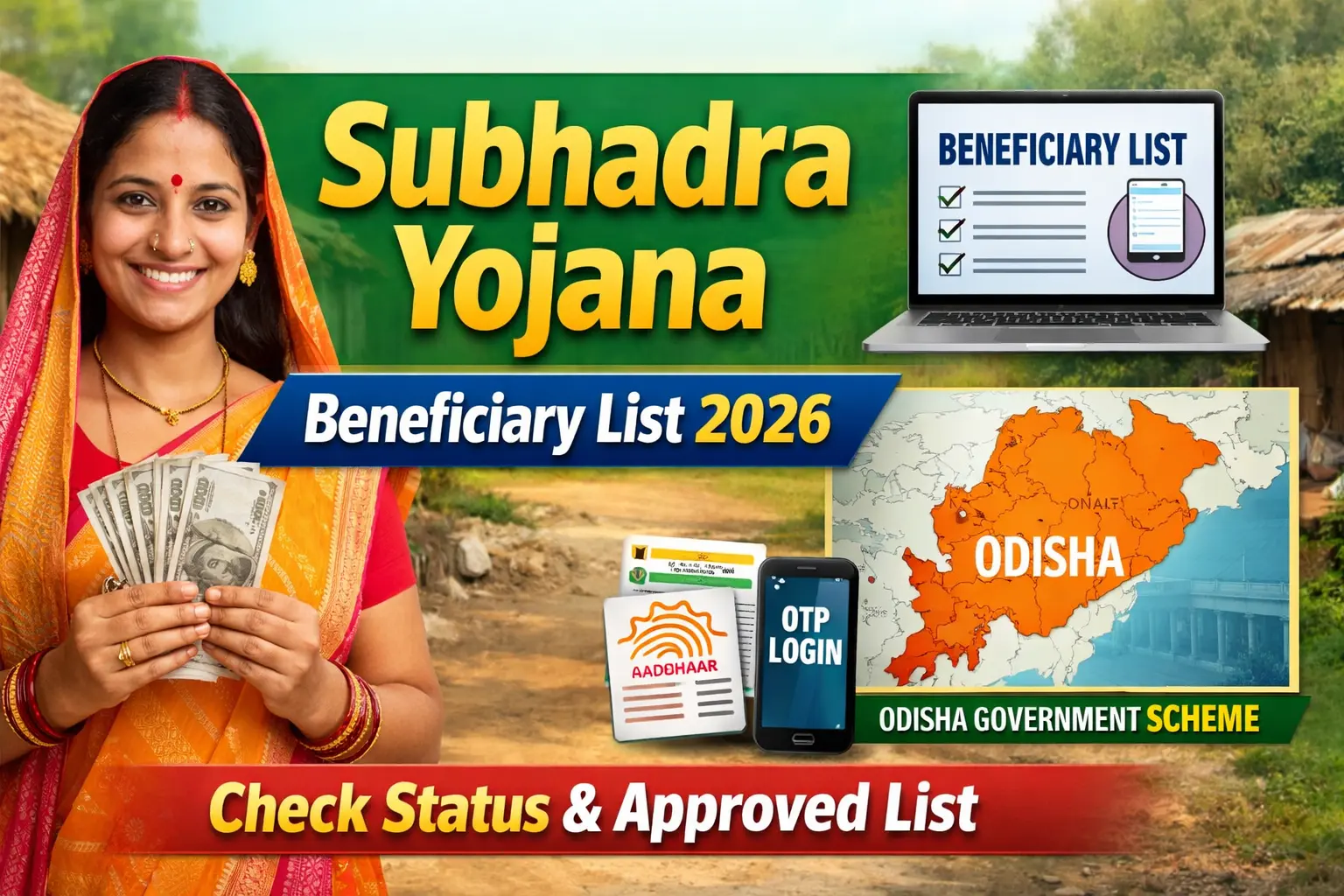 Subhadra Yojana Beneficiary List 2026 Odisha