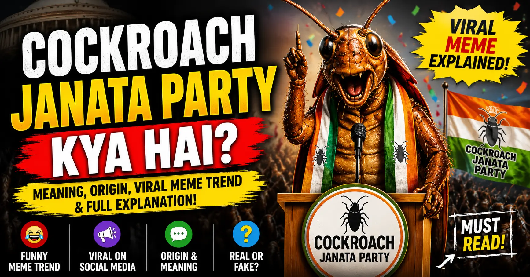 Cockroach Janata Party Viral Meme Explained