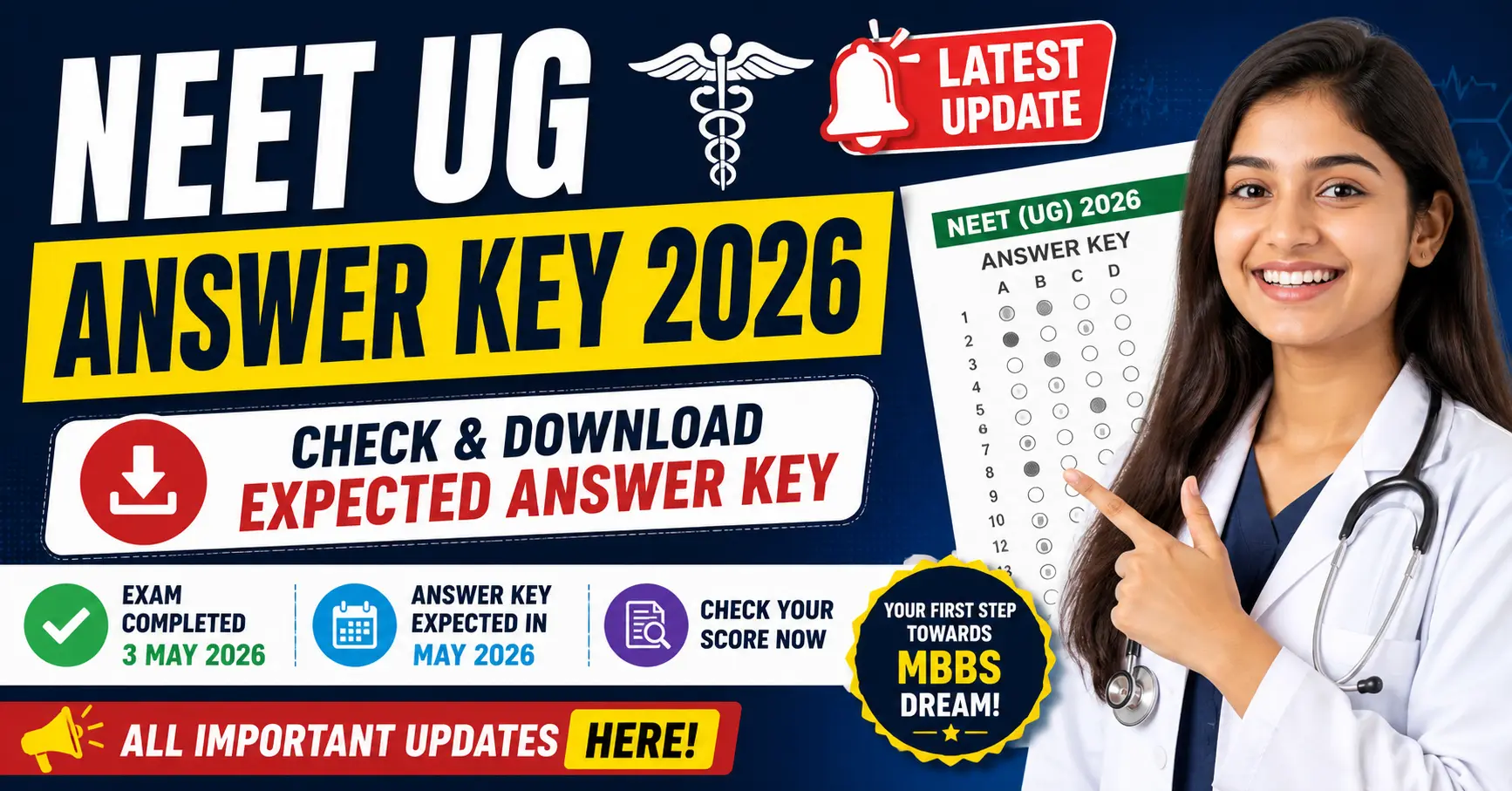 NEET UG Answer Key 2026