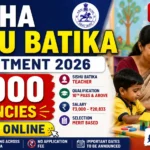 Odisha Sishu Batika Recruitment 2026